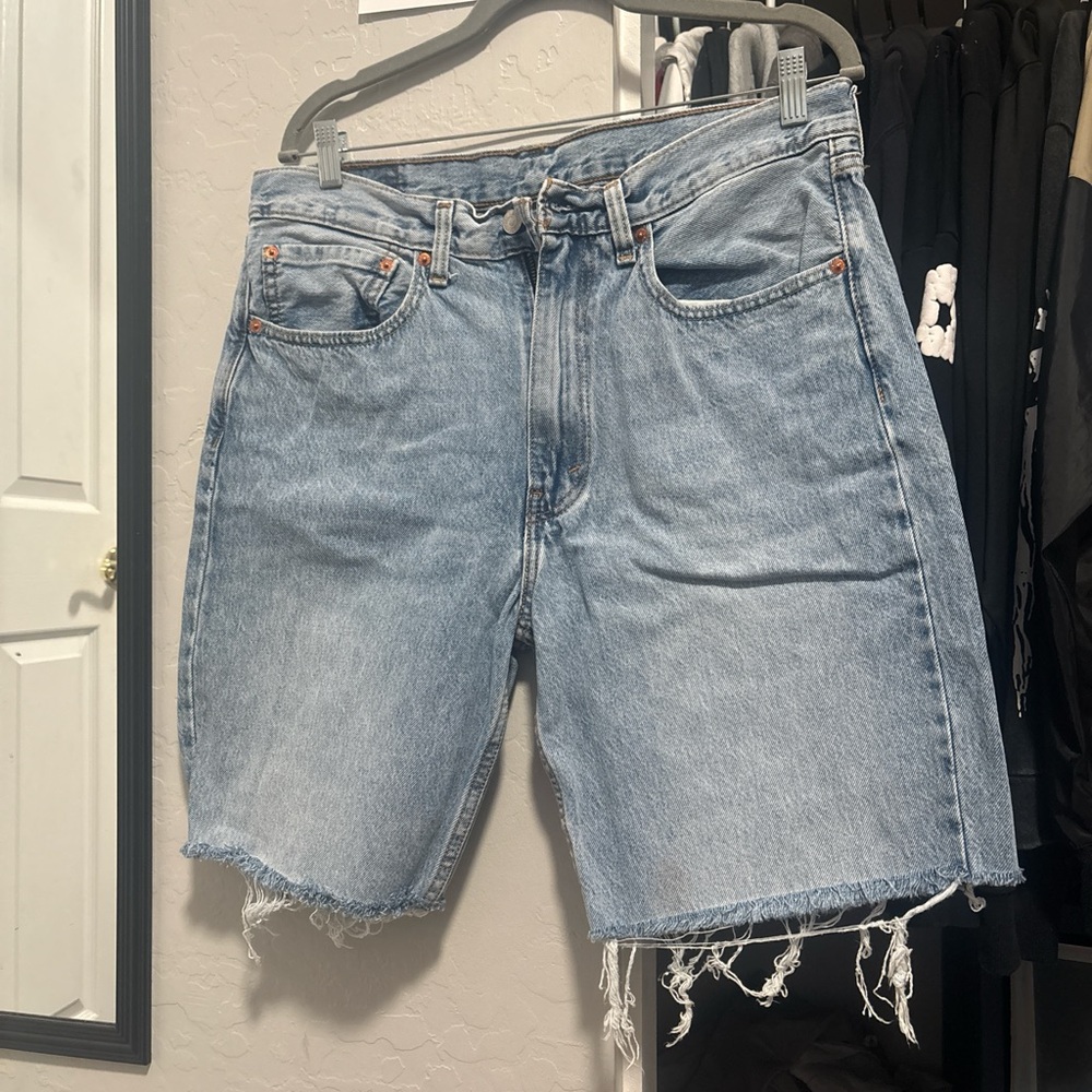 Light Blue Denim jorts